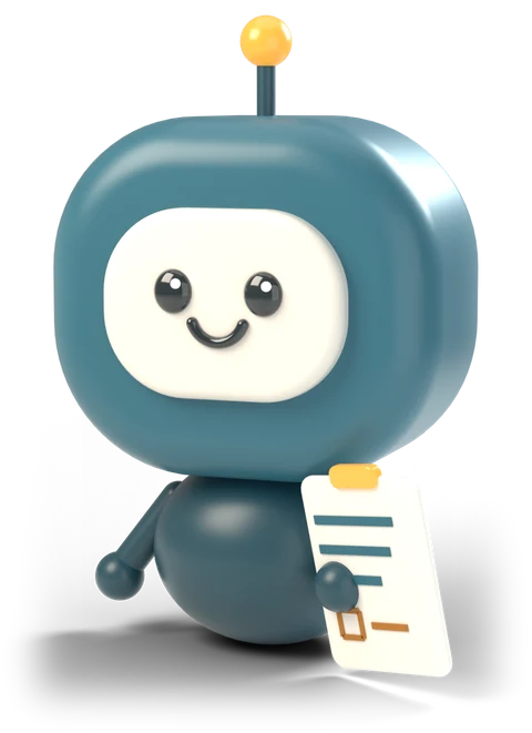 Sibby, the MySiBots bot, holding a draft that waits for your sign-off